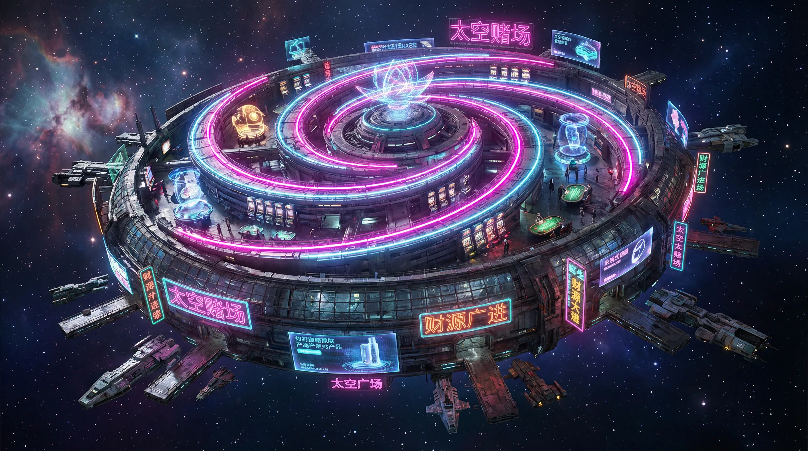 澳门美高梅银河娱乐赛博朋克星际空间站