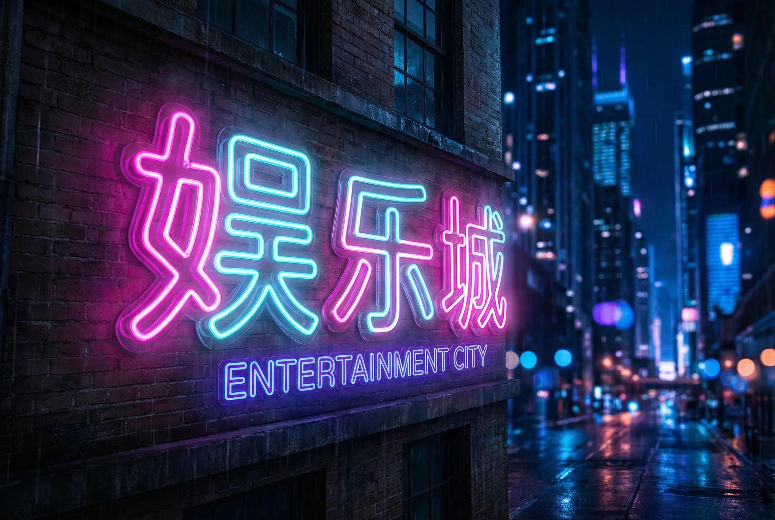 澳门美高梅霓虹都市Logo